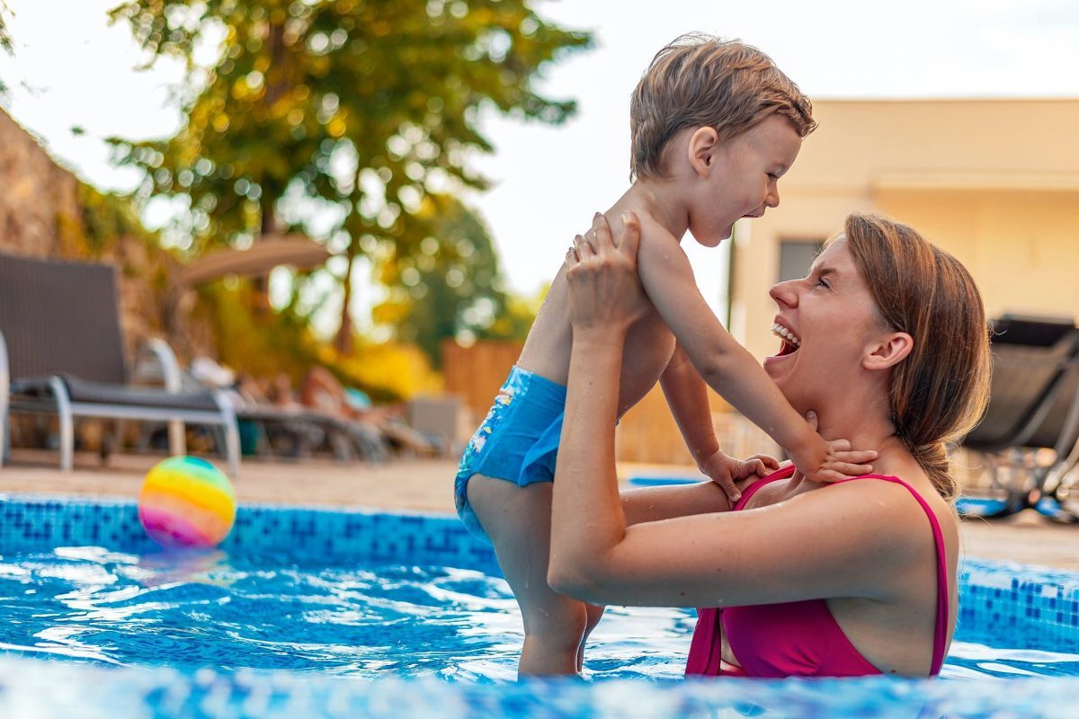 piscina em ambientes pequenos