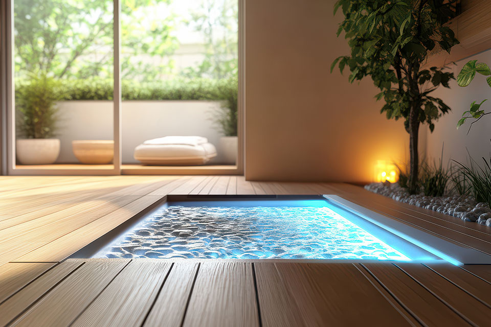 Tamanho da piscina e tempo de aquecimento